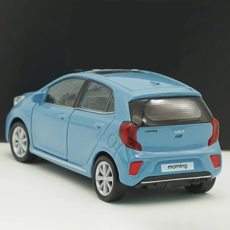 Original 1:38 KIA Morgen Legierung Rebound Auto Modell Statische Sammlung Dekoriert Urlaub Geschenke Spielzeug
