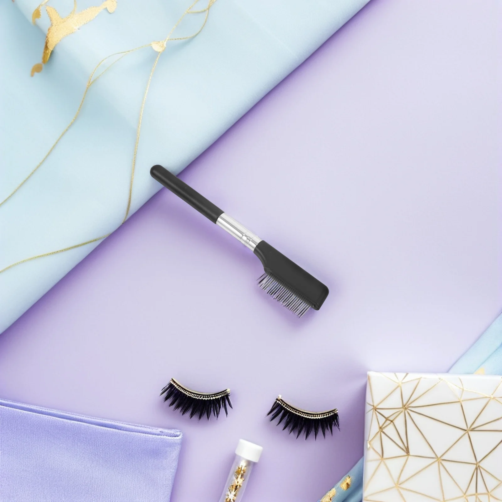 

6Pcs Metal Lash Comb Fine Tooth Design Lash and Brow Styling Tool for Effortless Makeup Application Daily Use Brow Styling Comb