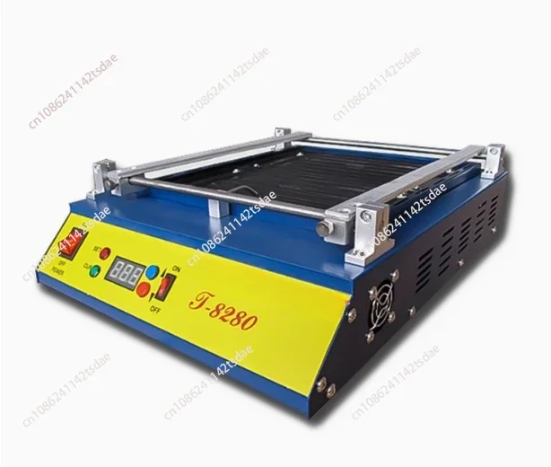 T-8280 PCB Preheater IR Infrared Preheating Station Preheat Plate SMD Rework Station 0-450degree Celsius Solder Repair 110V/220V