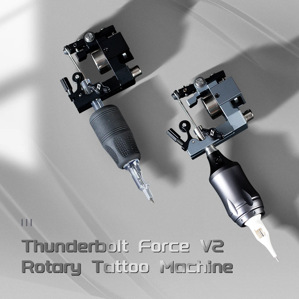 Intelligent Chip EZ Thunderbolt Force V2 Tattoo Machine External Rotor Brushless Motor for Tattoo Needles Grip Supplies