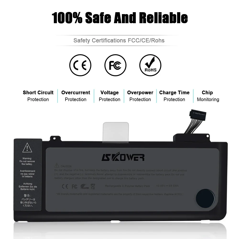 SKOWER A1322 A1493 A1713 A1819  A1417 A1618 A1321 Battery For Macbook Pro 13