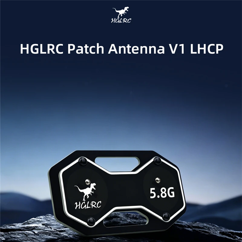 Compact HGLRC V1 5.8G Directional Receiver Antenna, Lightweight 14.1g PCB Antenna for Ground Station & FPV Monitor
