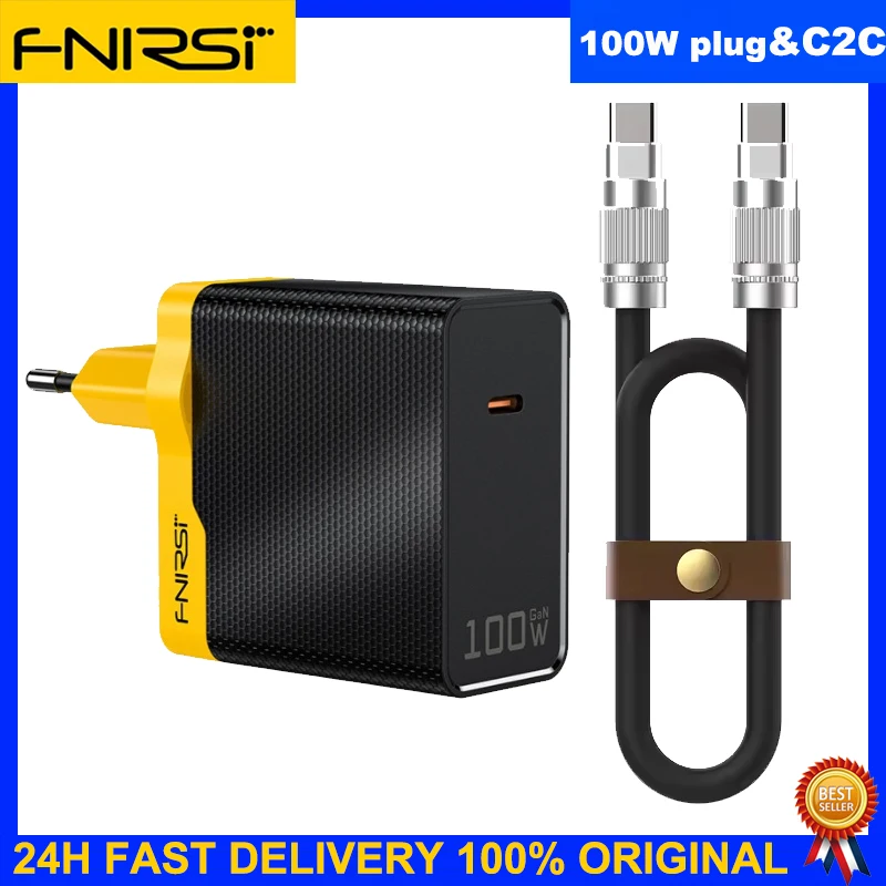 FNIRSI 65w 100w cargador adaptador rápido tipo C PD carga rápida aplicable al soldador eléctrico osciloscopio generador de señal