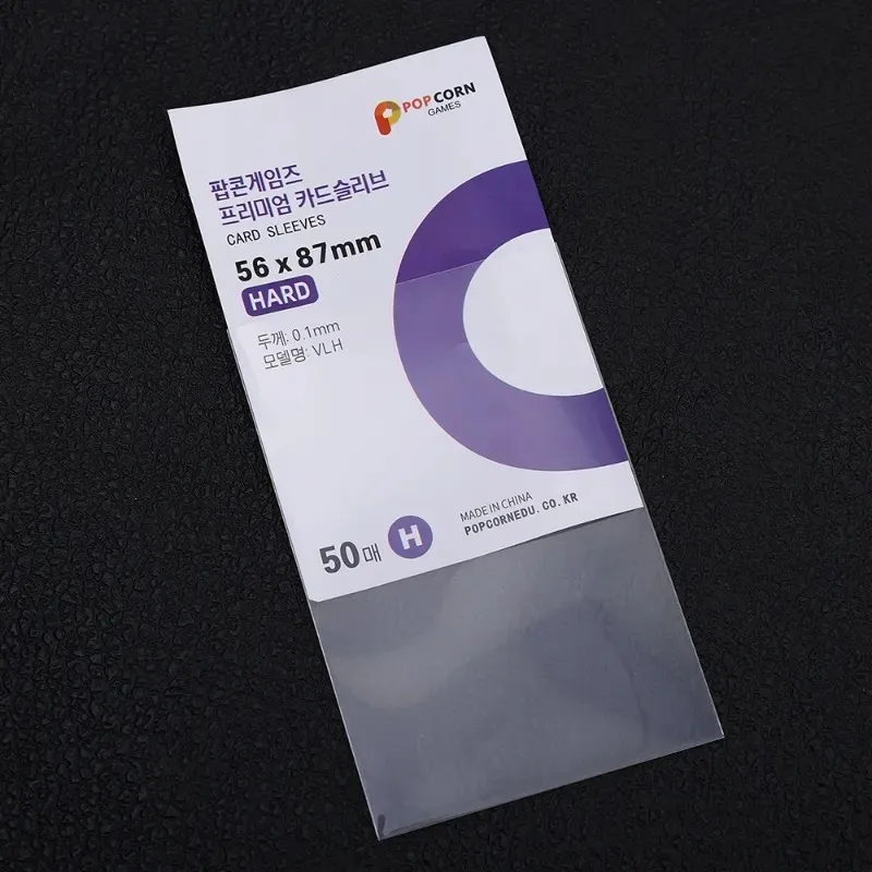 50Pcs Universal Transparent Card Sleeves Protector Perfect Size Card Holder for Idol Photo Board Game ID Cards Protection