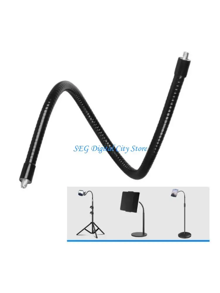 

U75B Tripod Screw Adapter 1/4 Inch Male to 3/8 Inch Male Goosenecks Hose Adjustable for Photography and Live Streaming