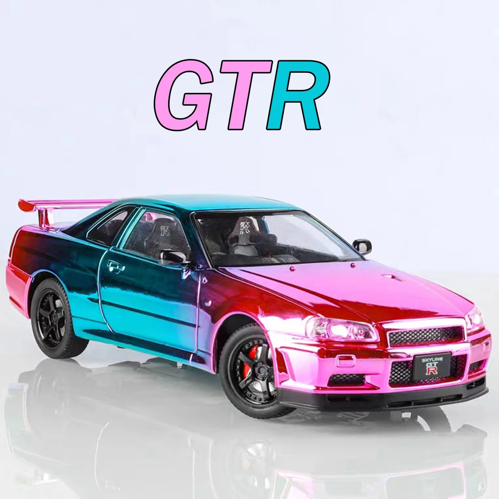 

1:24 GTR Revuelto модели автомобилей сплав литые игрушечные колеса рулевое управление миниатюрный спортивный автомобиль легкие музыкальные транспортные средства развивающие игрушки для мальчиков