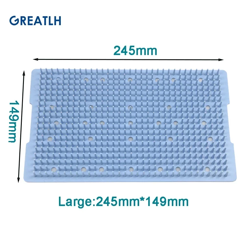 Silicone Mats Disinfection Pad Silicone Mat  for Sterilization Tray Case Box