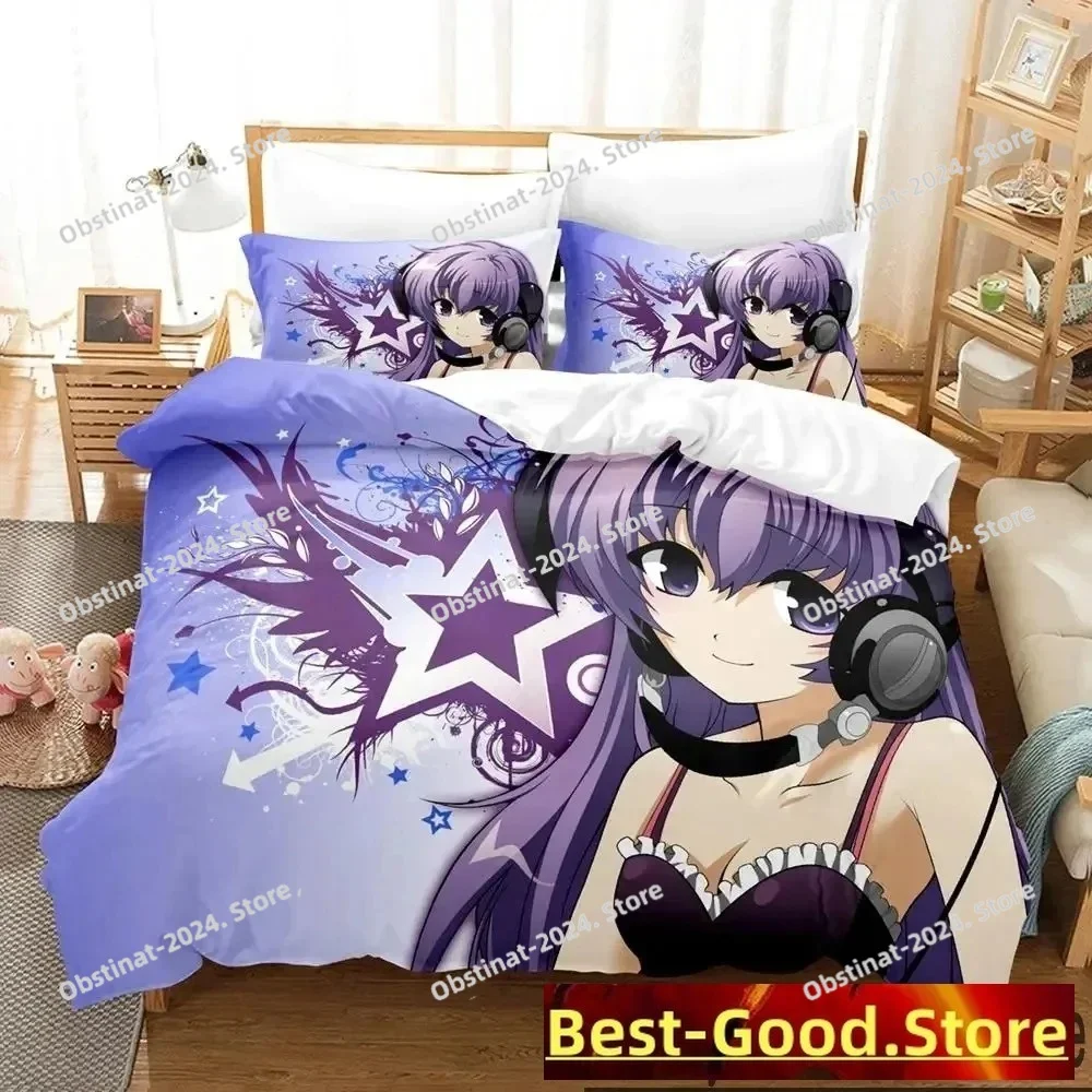 

Anime Higurashi When They Cry Bedding Set 3D Duvet Cover Bed Set Quilt Cover Pillowcase Comforter king Queen Size Boys Adult
