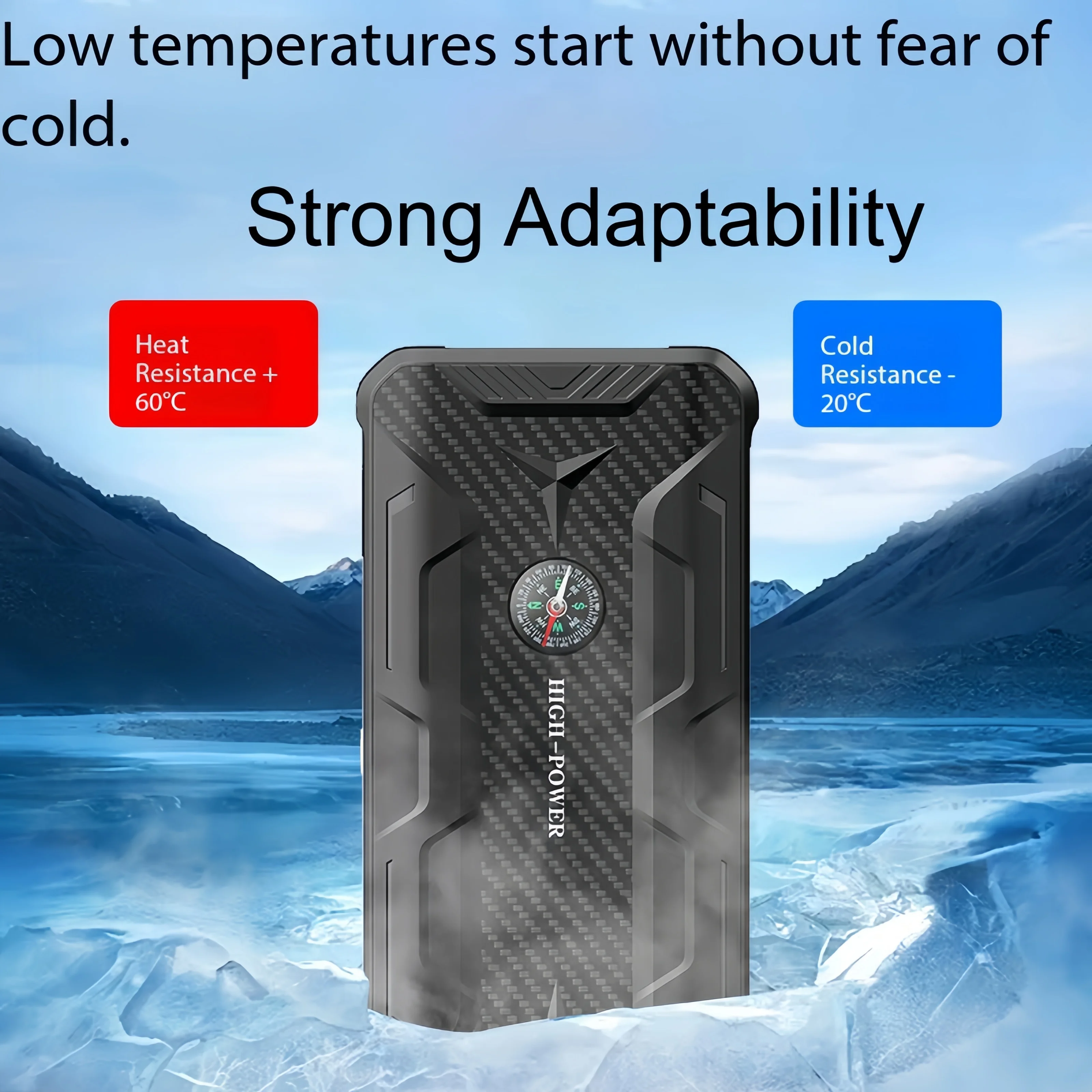 Car emergency start power supply 12v trolley ride Dianbao large-capacity battery ignition car Jump Starter