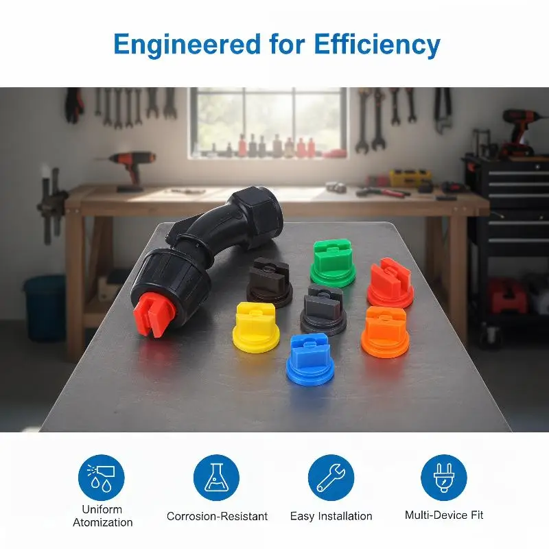 Electric Sprayer Heads And Nozzles Agriculture Greenhouse Sprayer Spray Head With 7 PCS Nozzle Tips Garden Irrigation