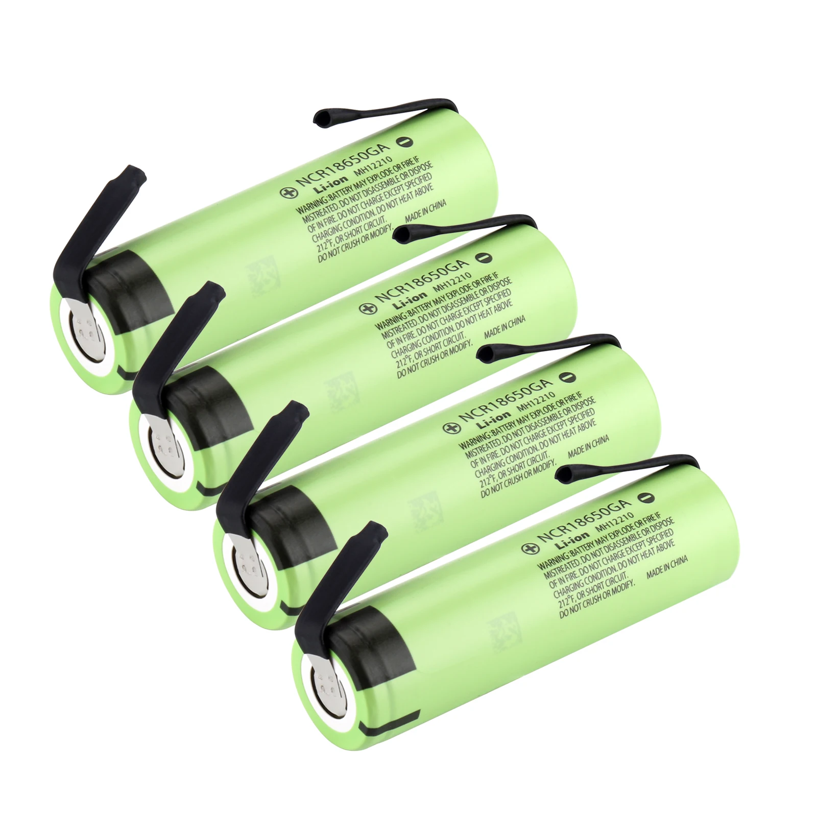 NCR18650GA 3.6V 3300mAh 10A High Discharge Power 18650 Lithium Rechargeable Battery Welding Nickel Sheet Batteries