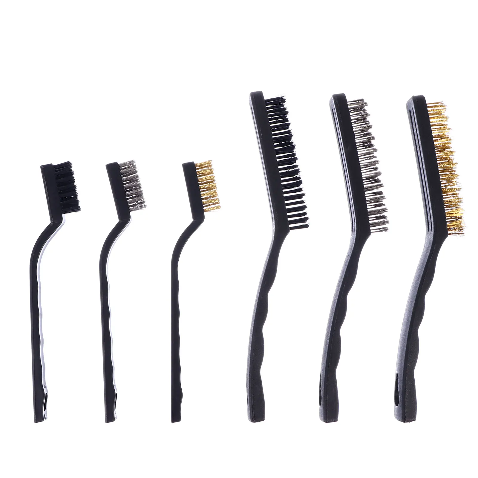 

Cleaning Car Groove Brush Rust Removal Static Resistant Stainless Steel Wire Brush Nylon Car Groove Wire Stainless Steel