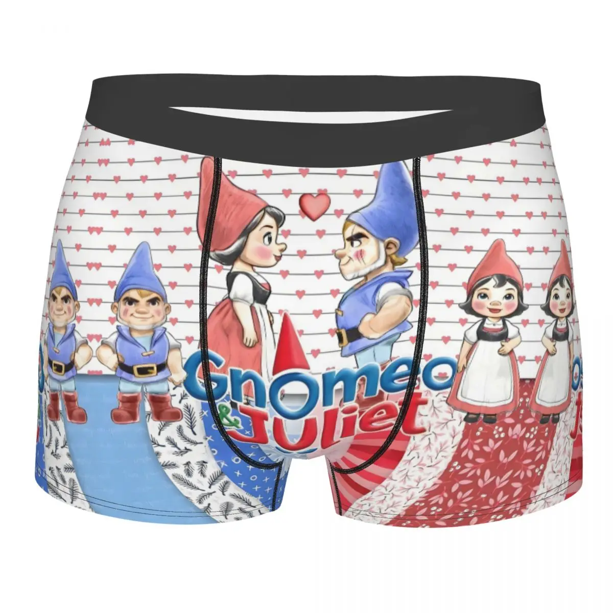 

Gnomeo Juliet аниме фильм нижнее белье мужской принт мультфильм милые романтические комедийные шорты-боксеры трусы дышащие трусы