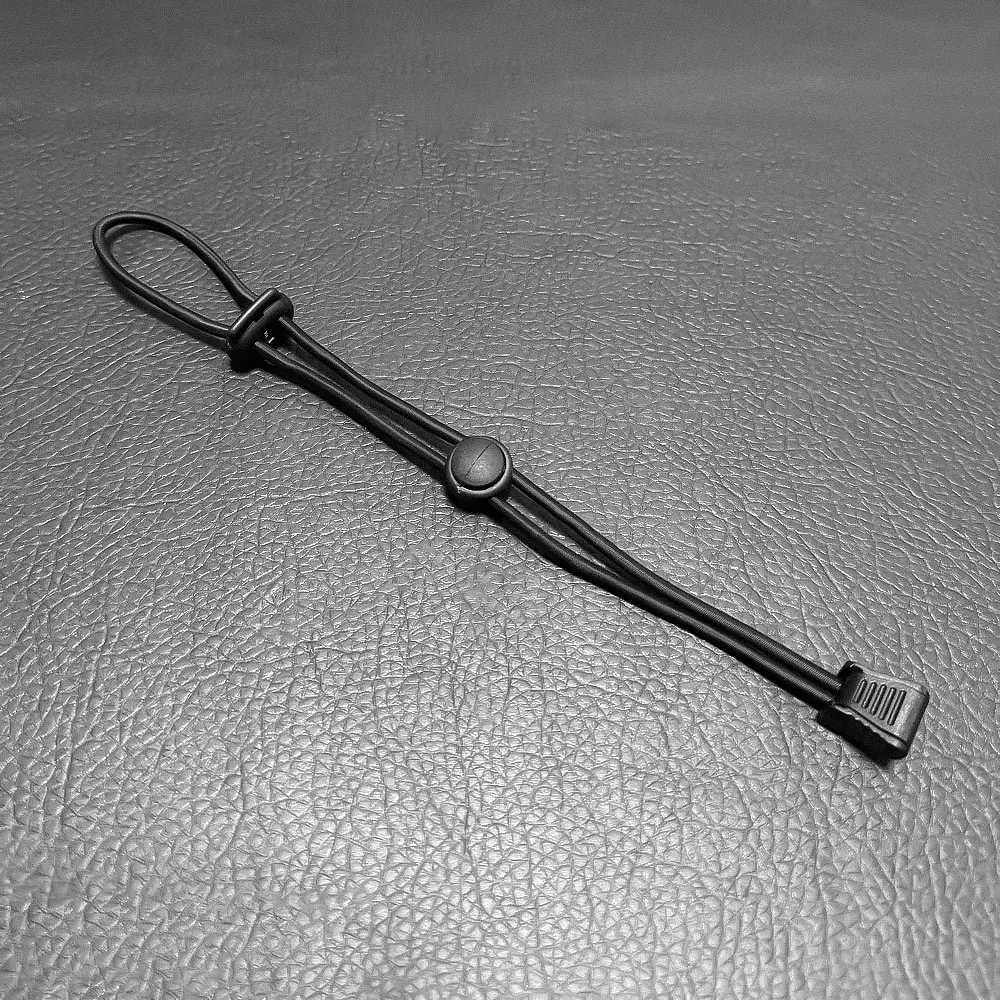 Outdoor Backpack Elastic Rope Fixed Buckle Camping Equipment Hiking Pole Fixing Tie Cord Rope External Buckle Flashlight Clip