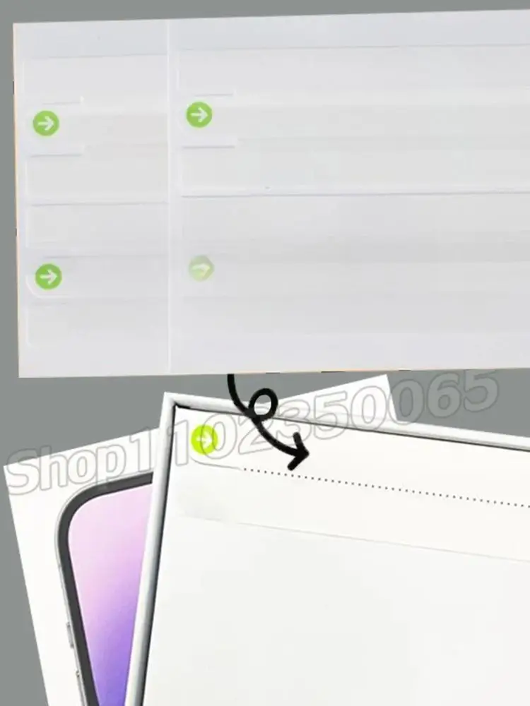 50set ORI Label For Phone 17 16e 16 Pro Max15 14 Plus 13 New Phone Package Box Paper Outer Packing Wraping Sealing Seal Stickers