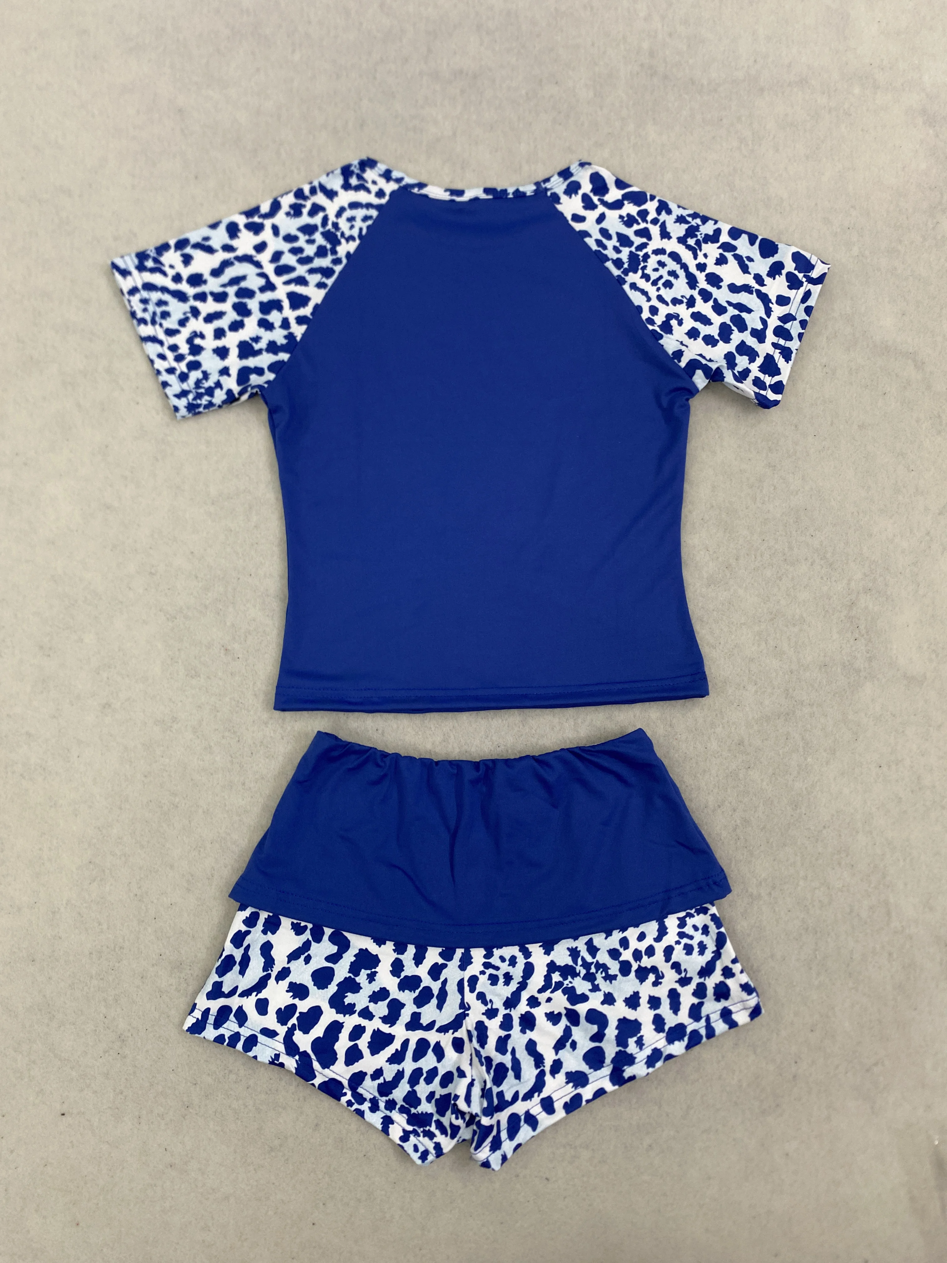 2026 Neues Amerikanisches Retro-Set mit Leopardenmuster-Splicing-Oberteil und Shorts, Y2K Punk Street Fashion Trend, Personalisierter Lässiger Hot-Girl-Look – Detail 20