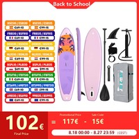 FunWater Inflatable Stand Up Paddle Board Paddling Board Surfboard Surf Sup Board 335*83*15CM  Non-Slip Water Sport Paddle Board