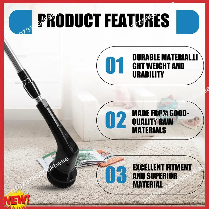 

A97Z Electric Cleaning Scrubber Cordless Powerful Scrub Brush Forcleaning Bathroom Andfloor Tile B