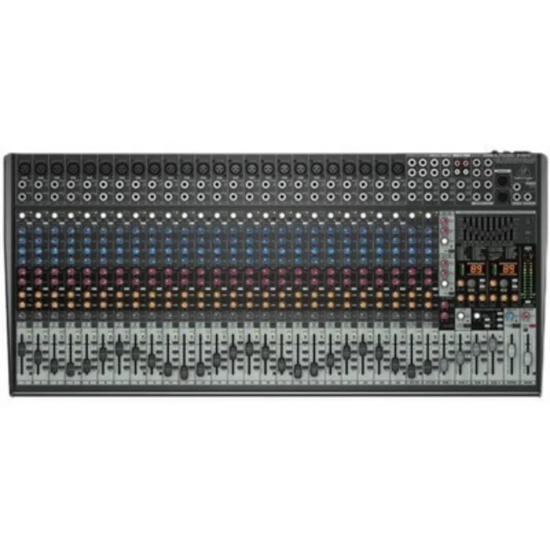 

Large professional mixing station live performance on stage