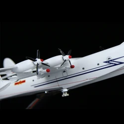 1: 130 Scale Bombardment Five Seaplanes Water Transport Aircraft Air Water Two Flight Modes Aircraft Model Collection Toys Gifts