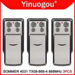 3PCS SOMMER 4031 TX08-868-4 4020 4026 TX03-868-2 4011 4021 4025 4035 Garage Door Remote Control Gate Opener 868MHz Rolling Code