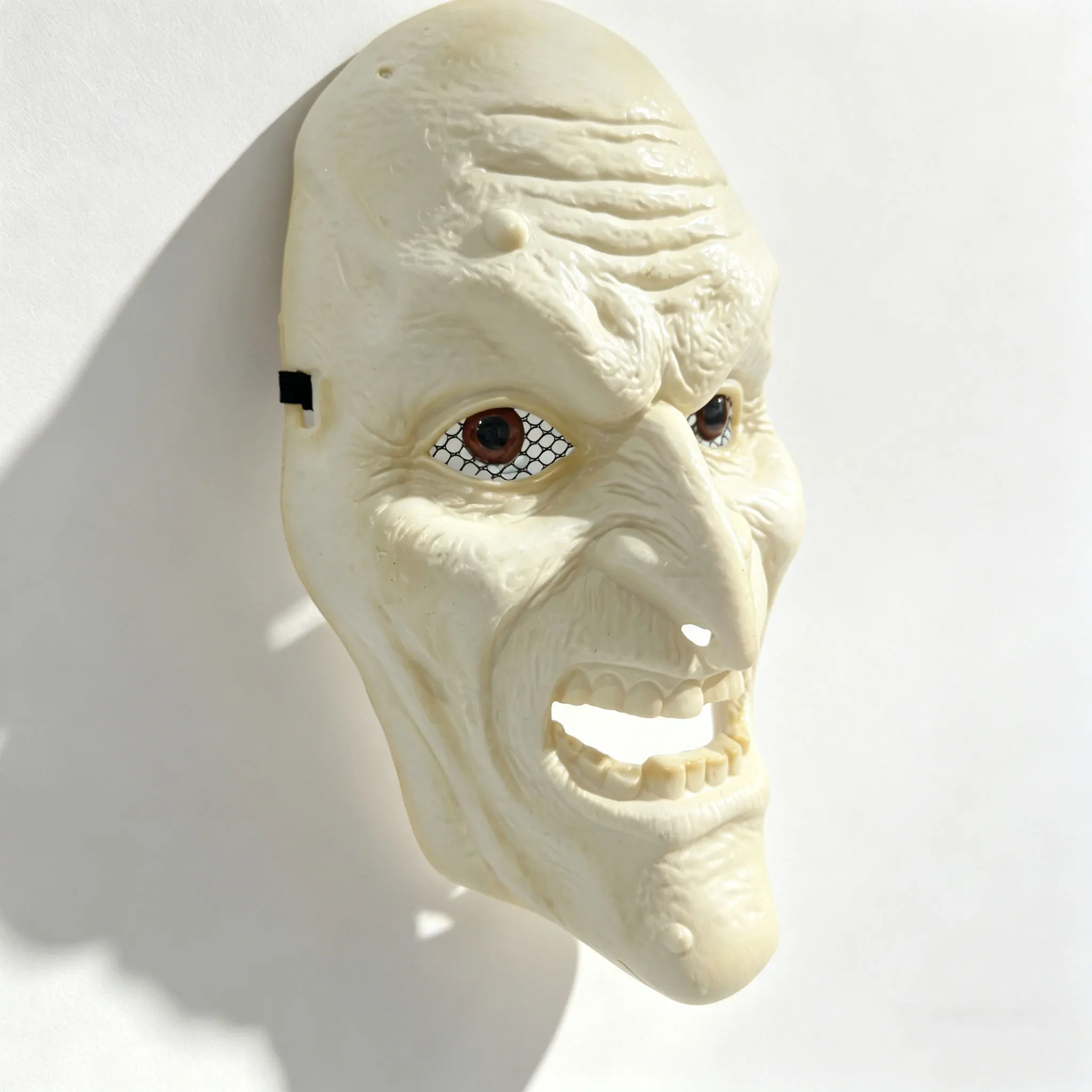 Halloween Gruselige Vollgesichts-Horrormaske Vintage Gealtertes Gesichtsdesign Bequem zu Tragen Maskerade Karneval Cosplay Party Dekoration – Detail 5