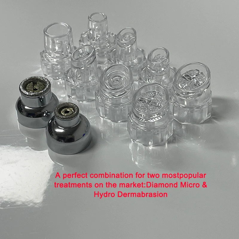 Machine faciale d'hydradermabrasion 3 en 1 pour minimiser les pores, l'élimination des points noirs et le raffermissement de la peau