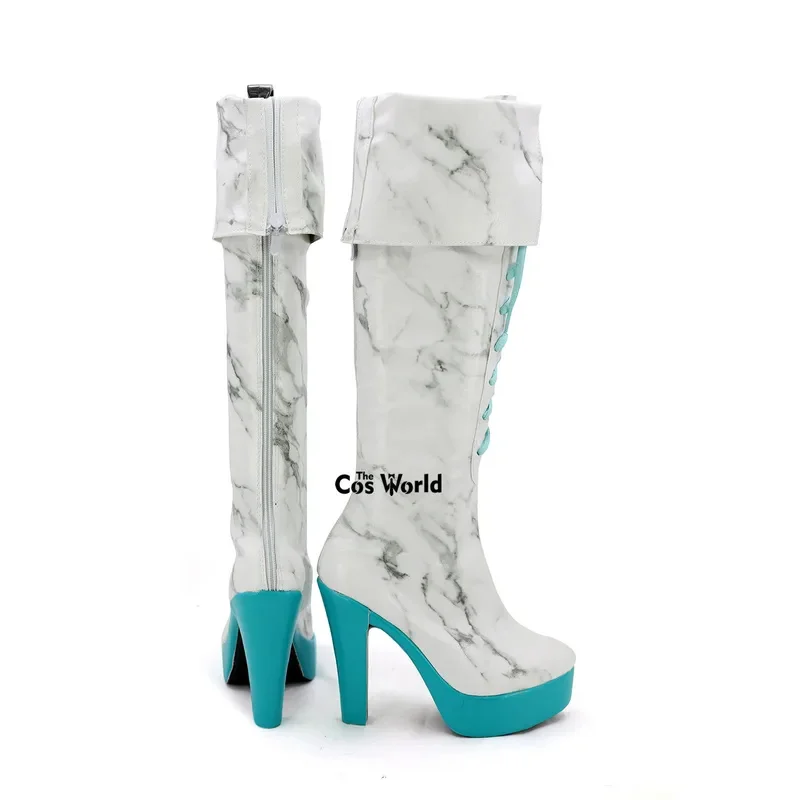 qq681Miku Karune SHI-E Calne Ca Anime تخصيص أحذية عالية الكعب #4