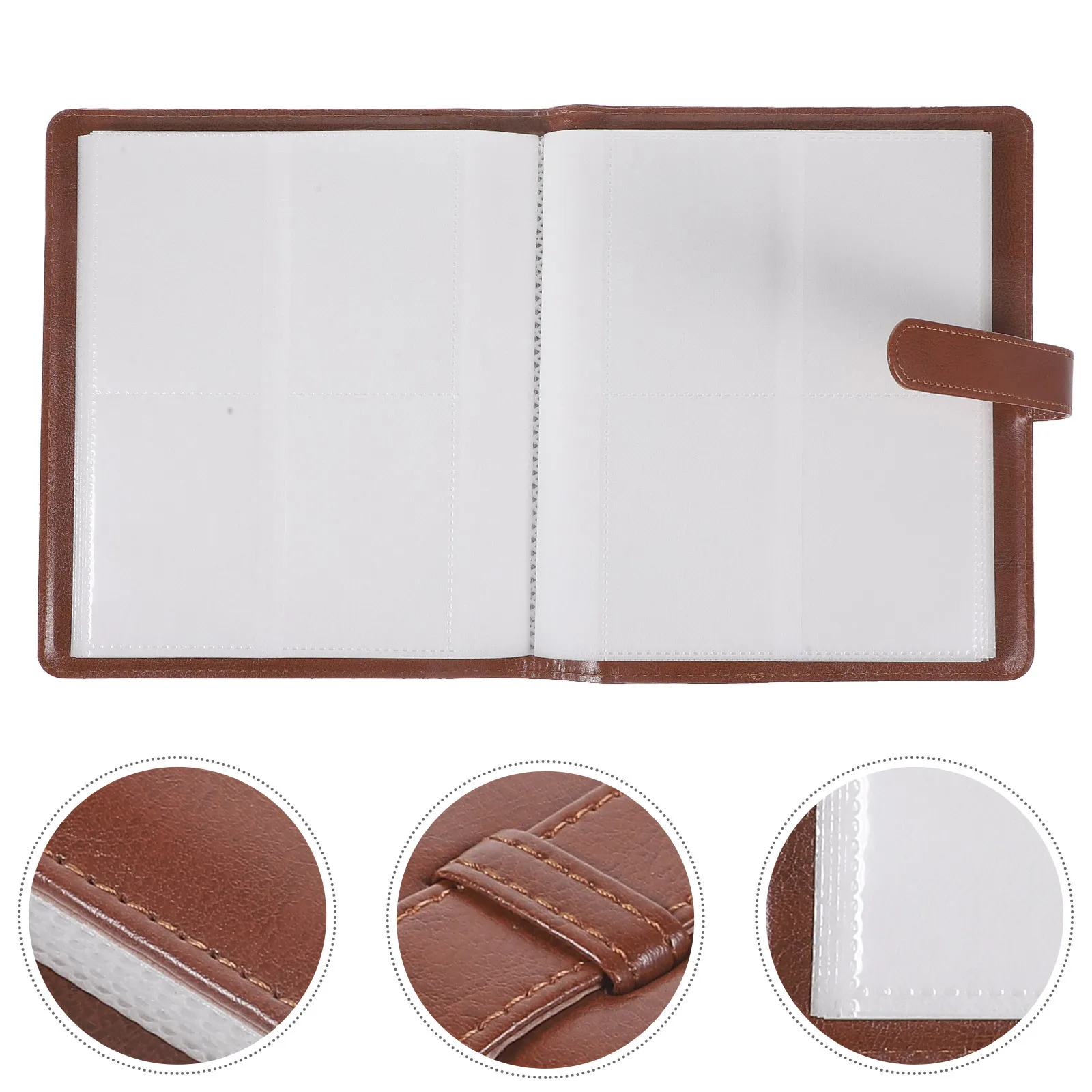 

256pcs Small Photo Album Pu Lightweight Picture Book For Travel Pictures Storage Scrapbook Album Gift Christmas Wedding