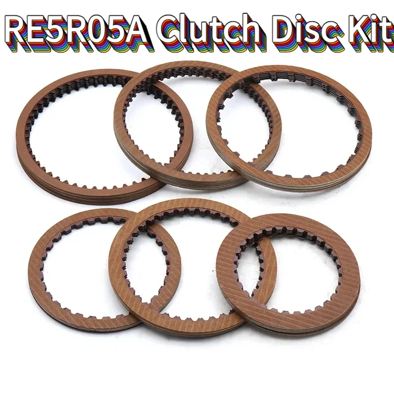 RE5R05A Automatic Transmission Friction Clutch Disc Kit For Nis-san/Xterra &Infiniti/G35/FX35 5‑Speed Gearbox Repair Parts