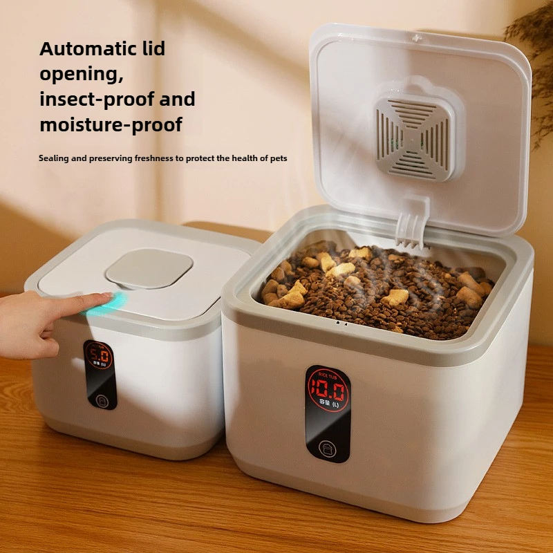 

Pet Food Storage Barrel Large Storage Food Barrel Sealed Moisture-proof Pet Cat Dog Food Barrel