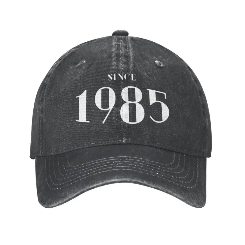 

Custom Fashion Unisex Cotton Funny Birthday Since Born In 1985 Gifts Baseball Cap Adult Adjustable Dad Hat Men Women Hip Hop