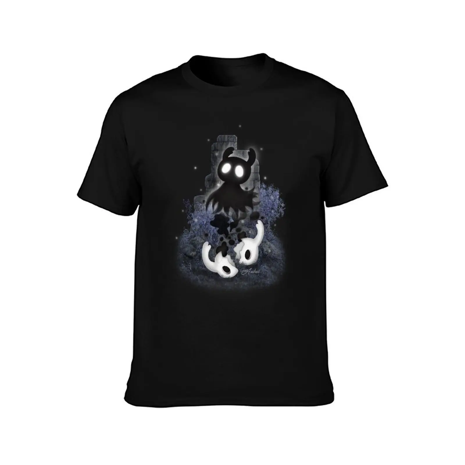 hollow knight hollow T-Shirt fashion shirts funny shirt cotton Anime t-shirt mens champion t shirts