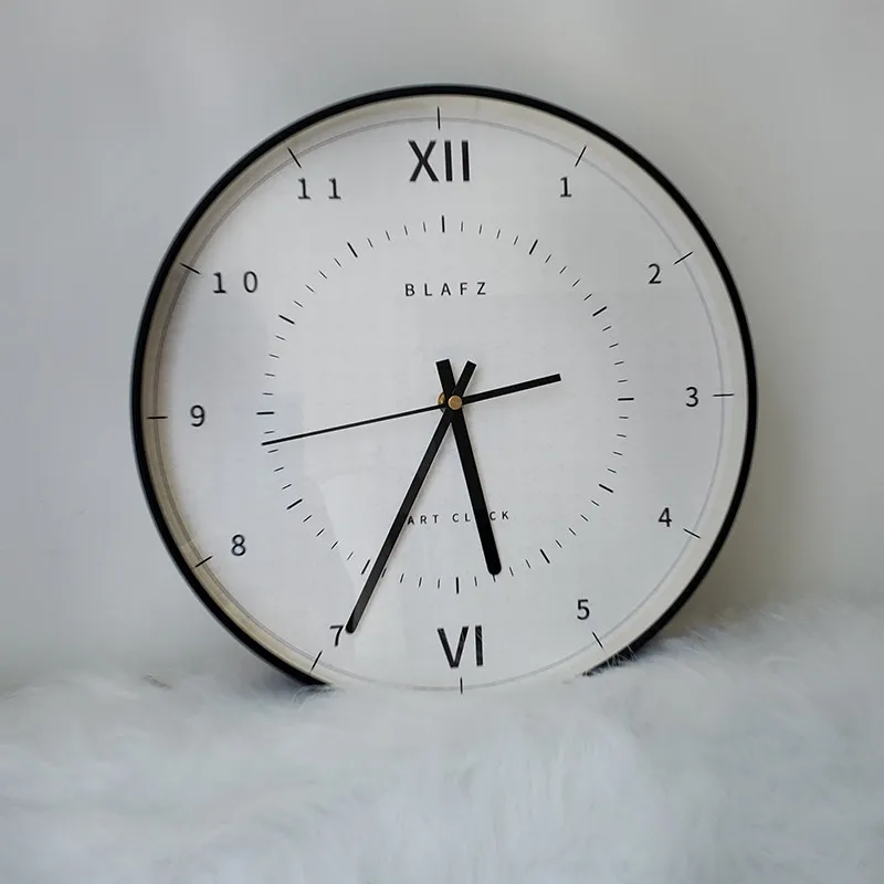 Y*-Modern Minimalist Clock Wall Aesthetic Fashion Nordic Simple Interior Creative Wall Watch Design Living Room Saat Home Decor