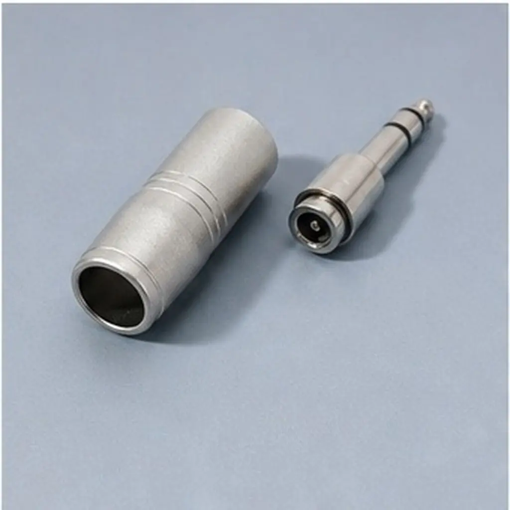 Trs to Xlr Adapter 3-Pin Male Xlr to 6.35mm Female Jack Stereo Audio Converter for Microphones Mixers Amplifiers Speakers