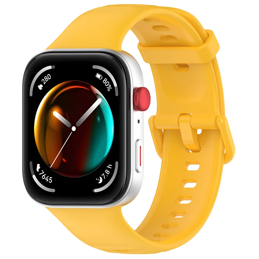 Zachte siliconen band voor Huawei Watch Fit 3 4 5/4 5 Pro Comfortabele band Vervangbare armband voor Huawei Watch Fit 4 5 Pro