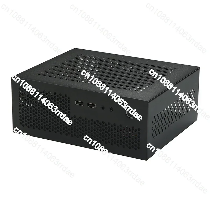 A09 3.8L ITX Chassis A4 HTPC Portable Computer PC Support PCIe 2.5' SSD Drive Mini IPC Flex PSU Case