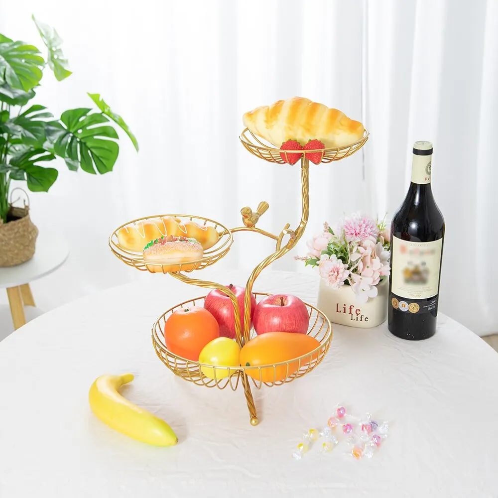 

1 шт. съемная бытовая корзина для фруктов из кованого железа, модная креативная настольная корзина для хранения фруктового слива