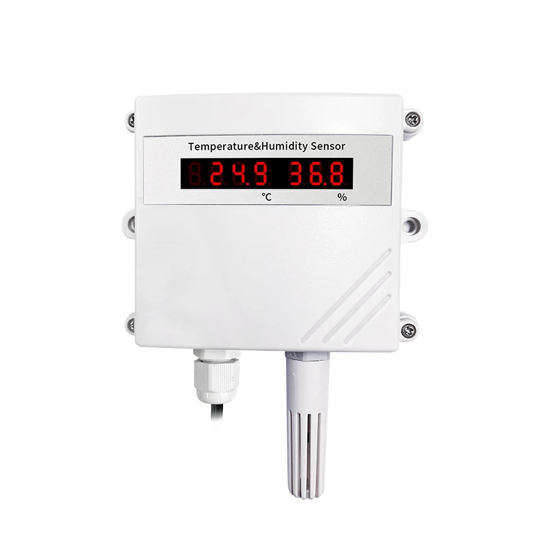 

Digital Tube Display Temperature and Humidity Sensor RS485 High Precision Industrial Temperature and Humidity Transmitter