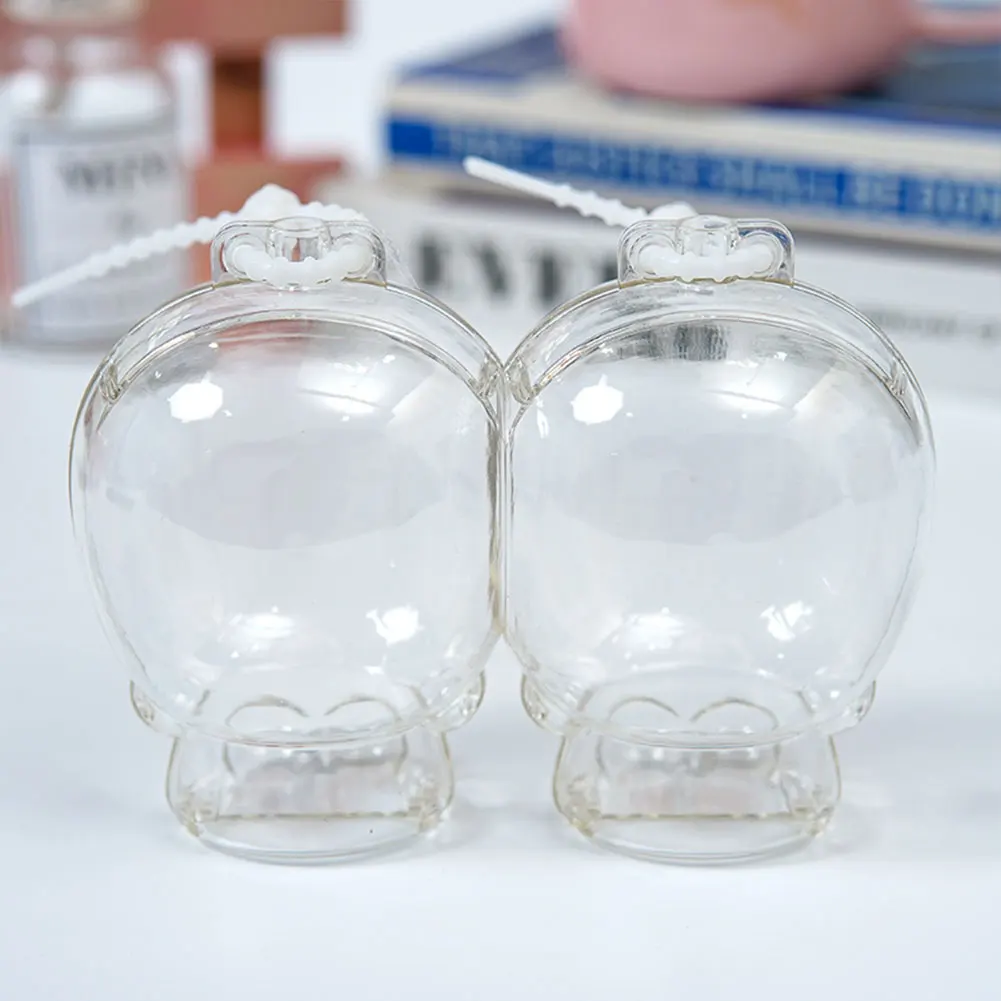 Boneca caso de armazenamento de poeira bonito boneca capa protetora bonecas de pelúcia caso de exibição de pelúcia rosto caso protetor para bonecas de pelúcia