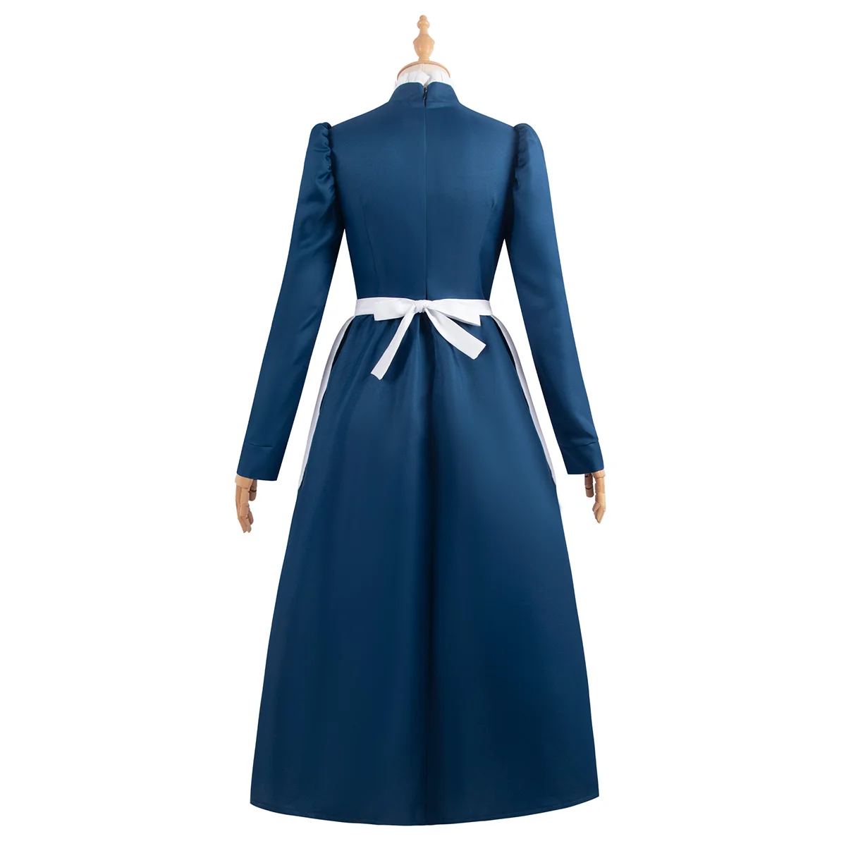 Anime Sophie Hatter Cosplay Kostuum Party Uniform Volledige Set Vrouwelijke Outfits Blauwe Jurk