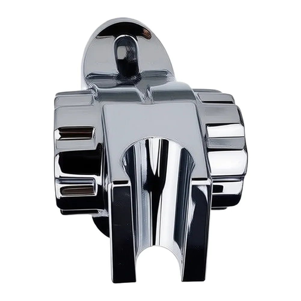 Water-Resistant Adjustable Shower Nozzle Holder with Self-Adhesive Backing for Secure Installation on Non-Porous Surfaces