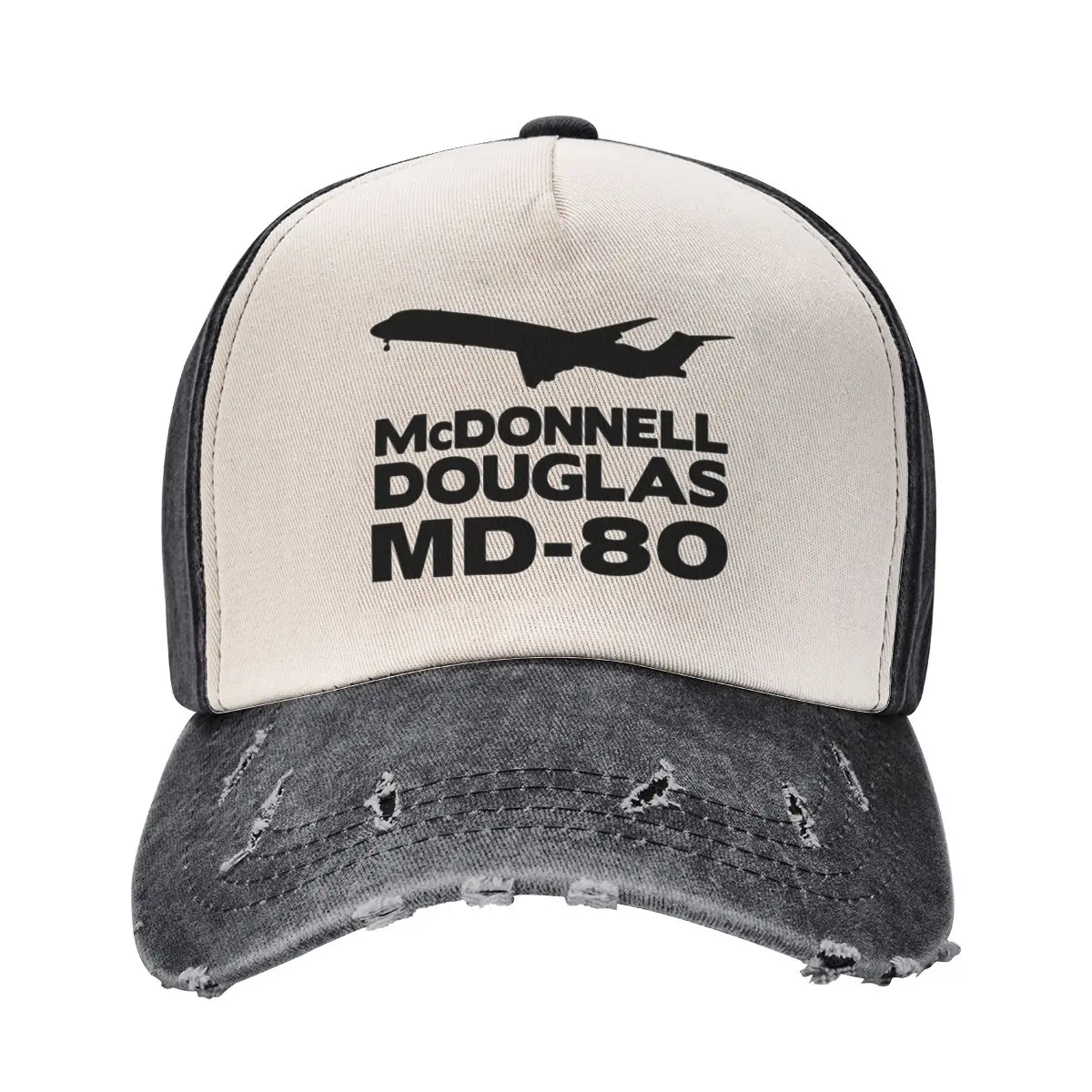 McDONNELL DOUGLAS MD-80 SILHOUETTE PRINT Baseball Cap Luxury Brand dad hat Hat Luxury Brand Hats Man Women's