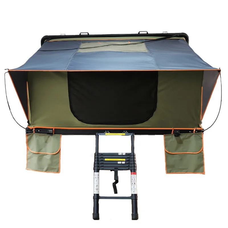 2024 new aluminum alloy roof tent, hard top side opening fully automatic hydraulic quick opening tent