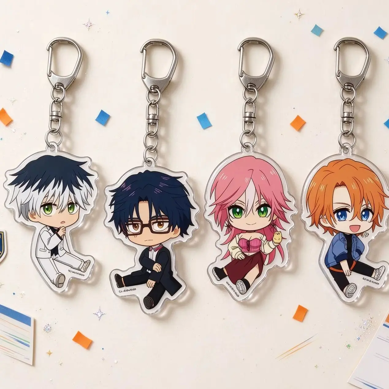 High Pixel 6cm Anime MARRIAGETOXIN Bag Acrylic KeyRing Anime Cell Phone Pendant  As A Gift For Fans Exquisite Product Keychain