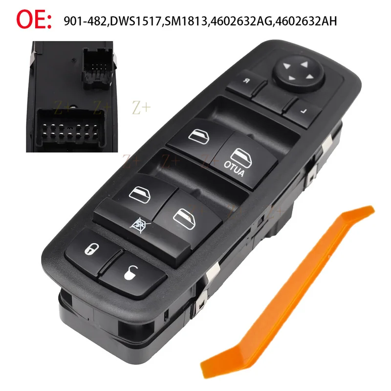 Z+  4602632AG Master Control Window Switch for Jeep Liberty 2008-2012 Nitro Journey