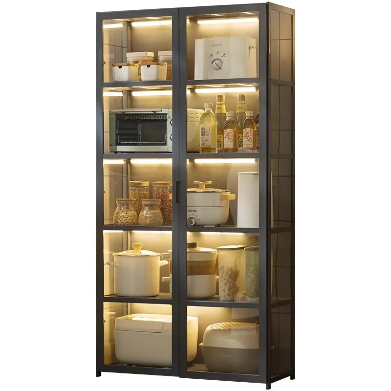 

Kitchen Shelf Finishing Rack Seasoning Shelf Storage Rack Kitchen Supplies Household Shelf Dining Side Cabinet Multi-layer