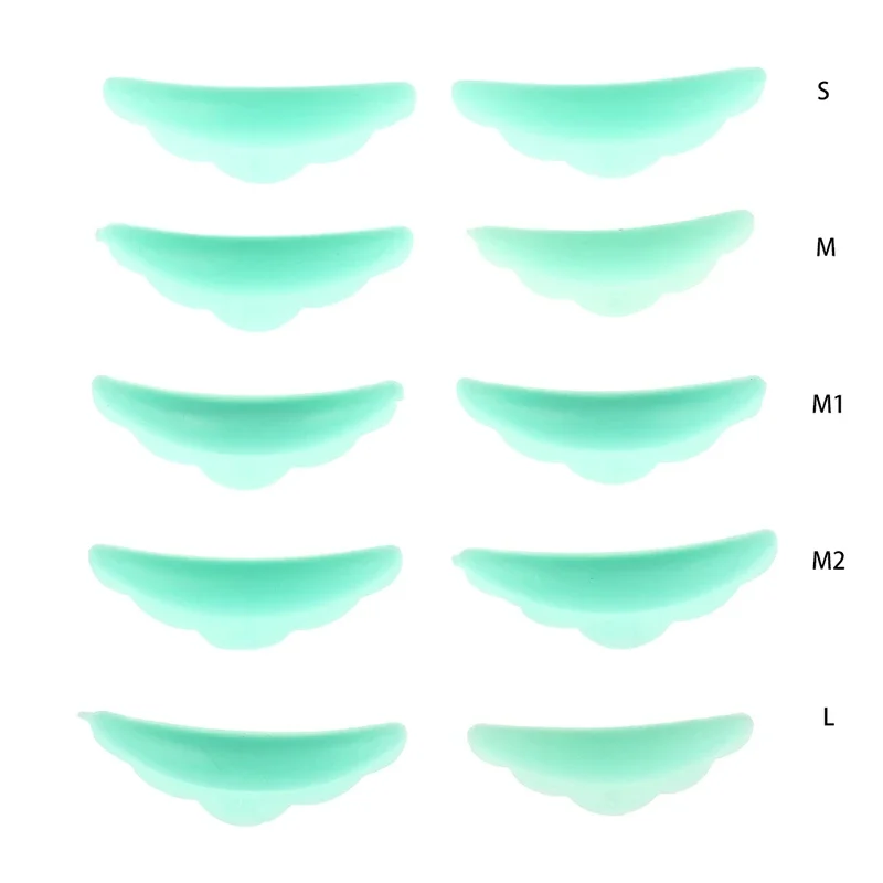 5 أزواج بكرات السيليكون تجعيد رموش منصات تمديد الرموش أدوات تجعيد متعددة الألوان عدة رفع الرموش إكسسوارات قابلة لإعادة الاستخدام - 6
