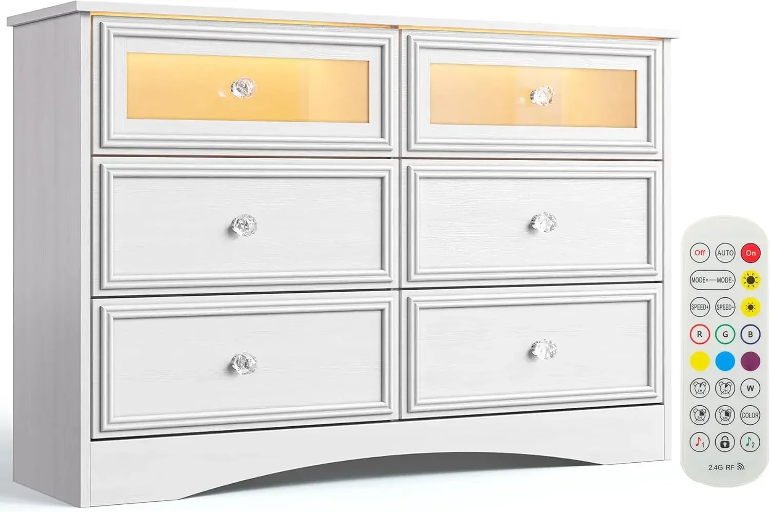 

Dressers for Bedroom, Chest of Drawers Closet Organizers and Storage Clothes - Easy Pulls Handle