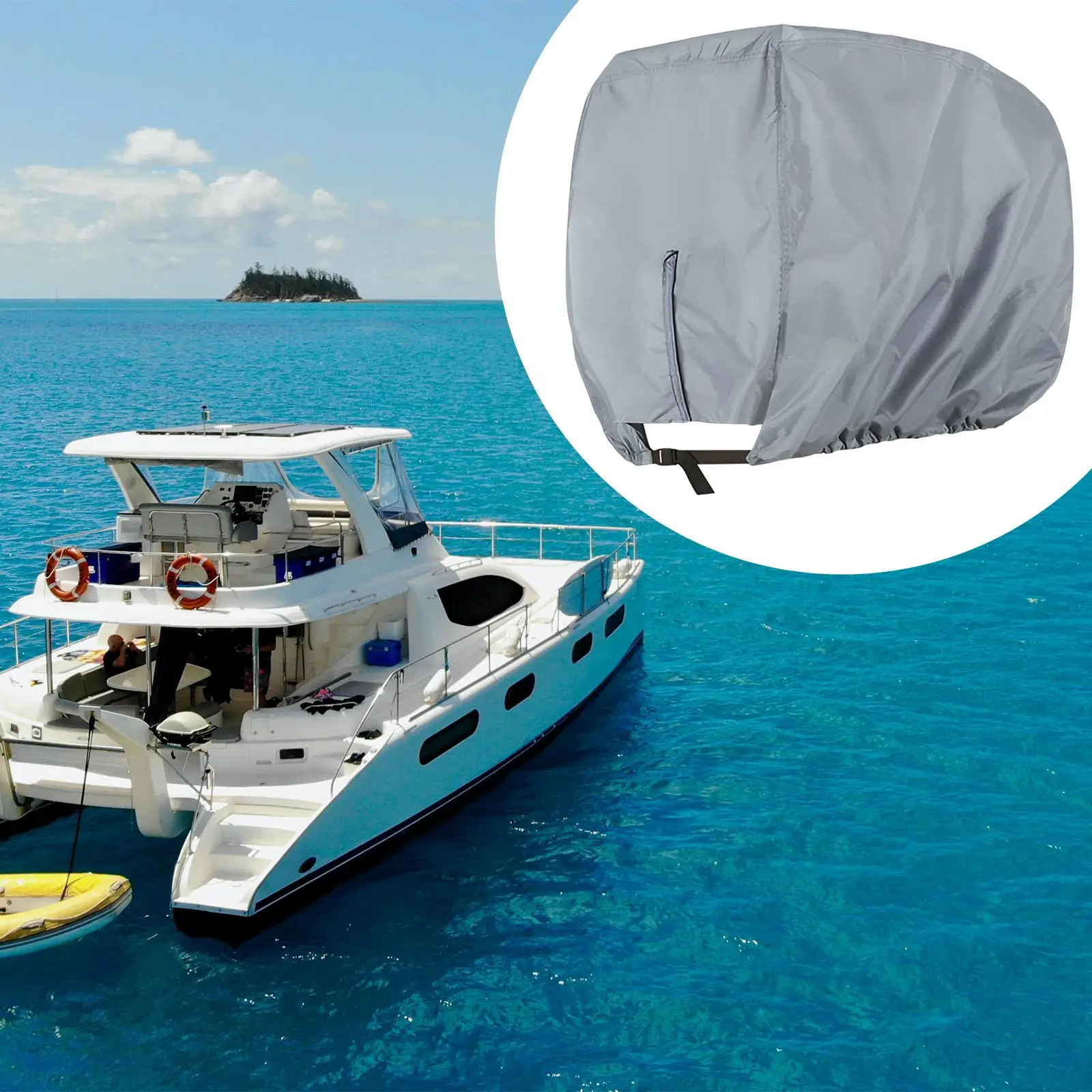 

Oxford Cloth Boat Motor Covers Waterproof Sunproof for Motor 115-225